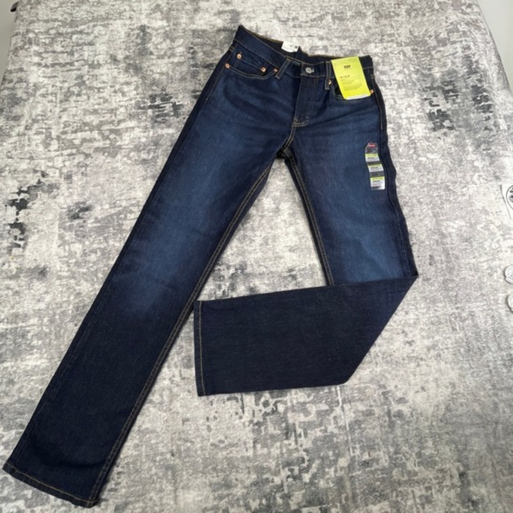 Levi Mens 29x32 511 Slim Stretch Flex Eco Performance‎ Dark Wash Jeans